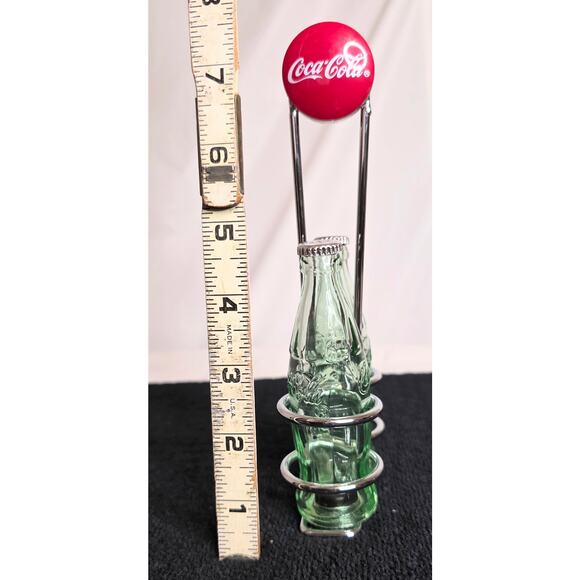 Coca Cola Salt Pepper Shaker Set Coke Bottles/Caddy Stoppers Still Sealed New - Picture 5 of 5